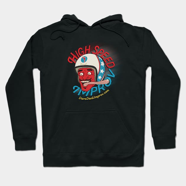 Knievel Speed Demon Hoodie by DareDevil Improv